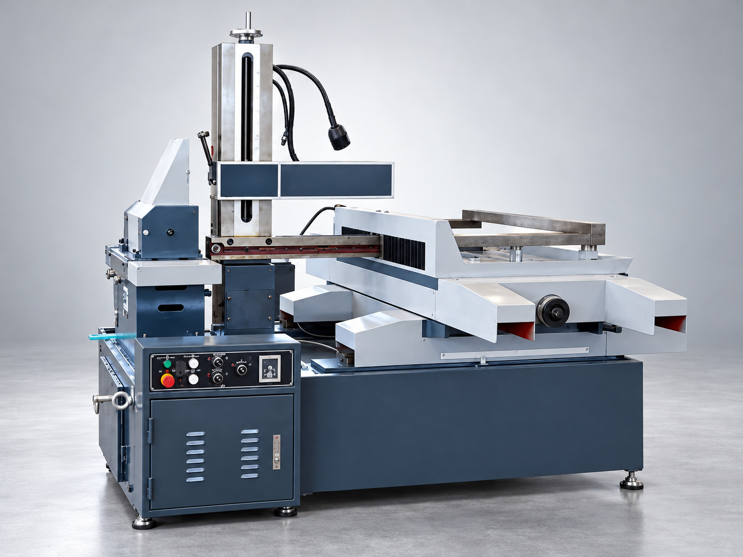 Imagem ilustrativa de Eletroerosão a fio, gerada com base no catálogo WMTCNC
